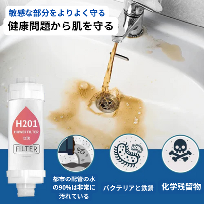 【取り付け簡単、交換可能、アロマ軟水器】PerfectDiscount™SpaFlow